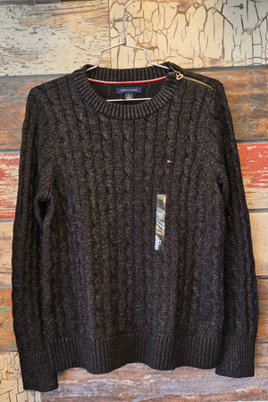 Tommy Hilfiger Crew Neck Cable Knit Sweater