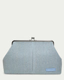Grace Oversized Clutch or The Blue Aura Raffia Oversized Clutch