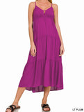 Zenana Sweetheart Cami Midi Dress