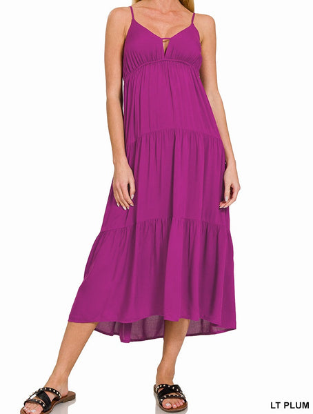 Zenana Sweetheart Cami Midi Dress – The Rack Clothing Essentials