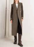 Heritage Pinstripe Longline Coat