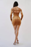 Velvet O Ring Bolero Top & Cami Dress