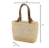Gold and Cristal Tote