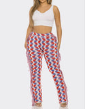 Knitted Tassel Fitted Pants