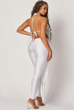 Silver/White Sequin Top and Legging Set