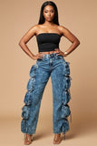 Cargo Couture Utility Jeans