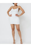 Life Of The Party White Sequin Dress