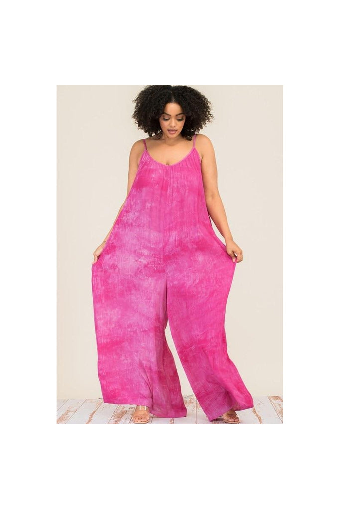 Pink Passion Jumpsuit - Plus Size
