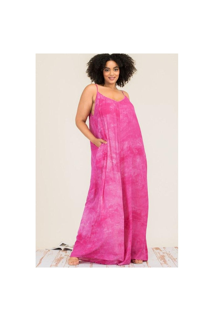 Pink Passion Jumpsuit - Plus Size
